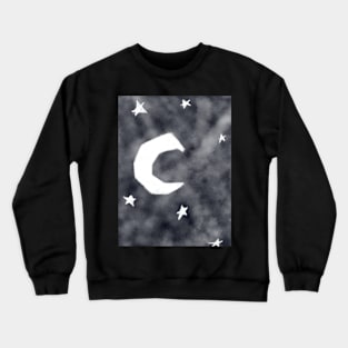 Moon and stars Crewneck Sweatshirt